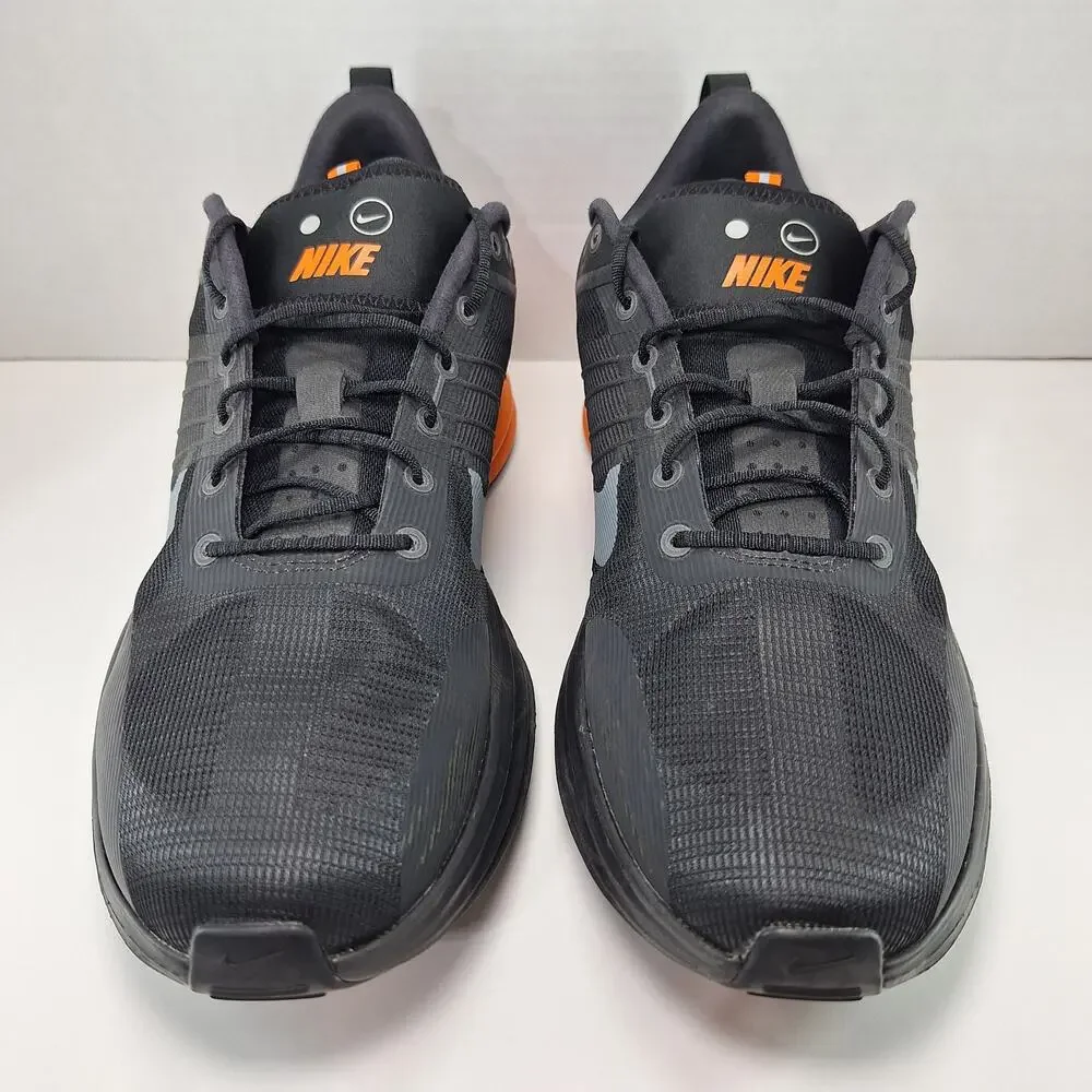 Nike Lunar Roam Mens 12 Black Safety Orange HJ8999-001 Running Shoes Sneakers